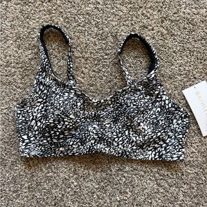 Athleta Monochrome Bondi Bra cup Bikini Top